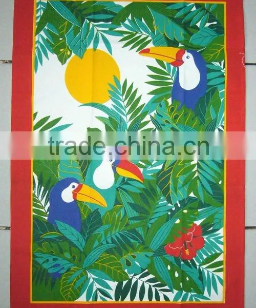 Printed Dish Towel Party Gift Towel Kitchen Towel Set 100% Cotton photo-3