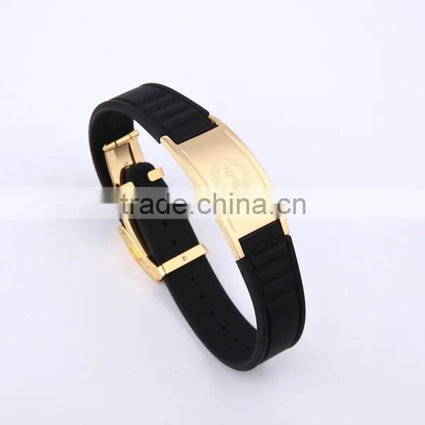 Noproblem P035G Germanium Luxury Paracord Casual Elastic Health Negative Ion Cuff Bracelet photo-3