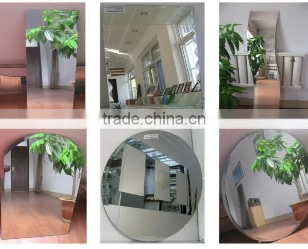 Large Frameless Silver Mirror for Wall Decoration photo-6