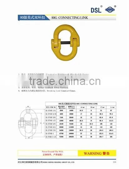 Hardware Alloy Steel Forged Chain Connecting Link photo-4