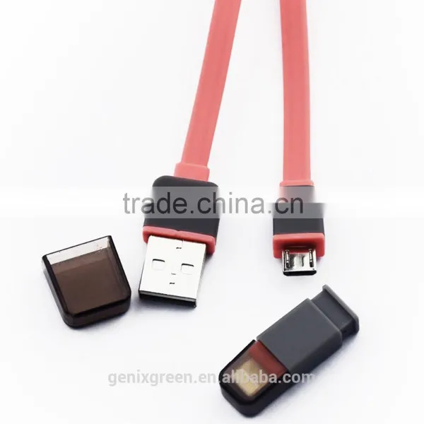 2015 Best Android and IOS Phone Flat Cord Wire Accessories Charger and Data Cable Hot Selling Flat Usb Cable photo-4