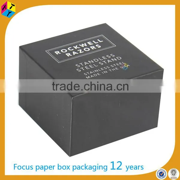 Plain Cosmetic Product Black Custom Box Printing photo-4