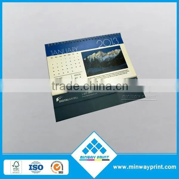 2014 New Unique Design Paper Box Style Calendar Custom Made Monthly Desk Calendar for Promotion Shenzhen Factory Fancy Price photo-3