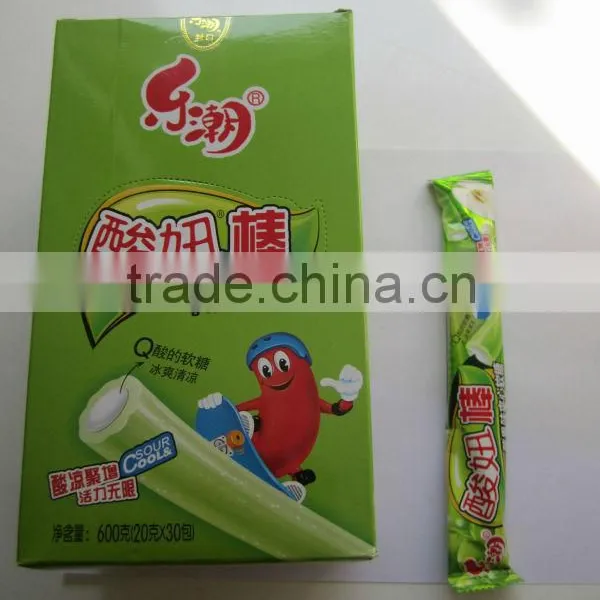 2013 Apple Sour Stick Soft Candy