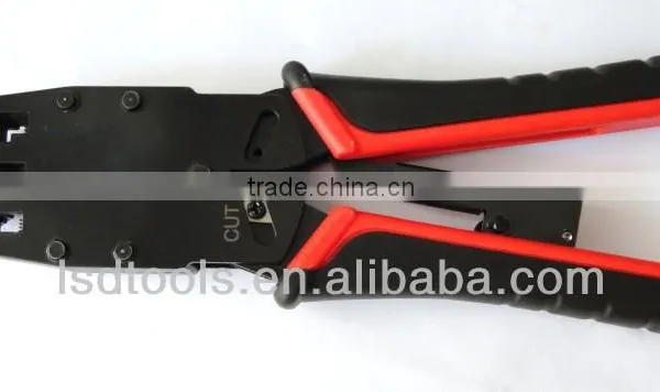 RJ10 RJ11 RJ12 Modular Plug Crimping Amp Network Tool for Rj45 Keystone Jack Network Hand Tools Crimper LT-200R photo-3