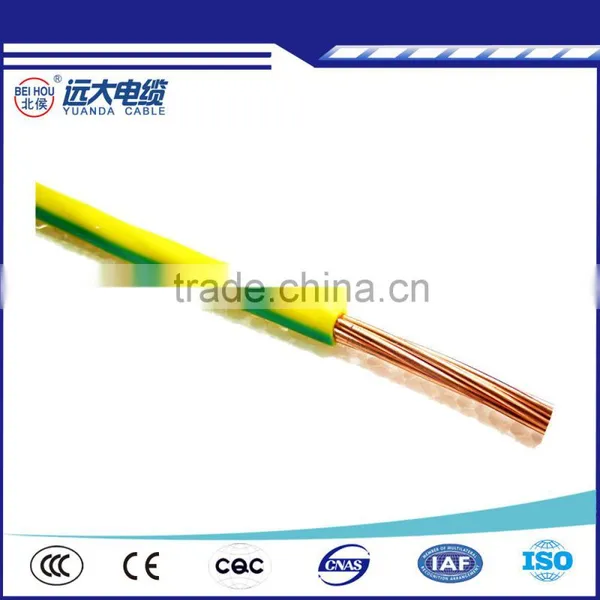 PVC Plastic Coated Copper Stranded Solid Electric Wire Cable 2.5mm 4mm 6mm 10mm photo-3