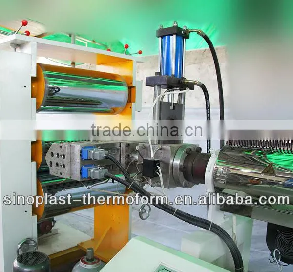 SPJ110/33-680 Single Layer PP PS Extruding Machine, PP/PS Sheet Extruder photo-4