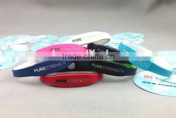 Fashion Pure Strength Rubber Bracelet Silicon photo-5
