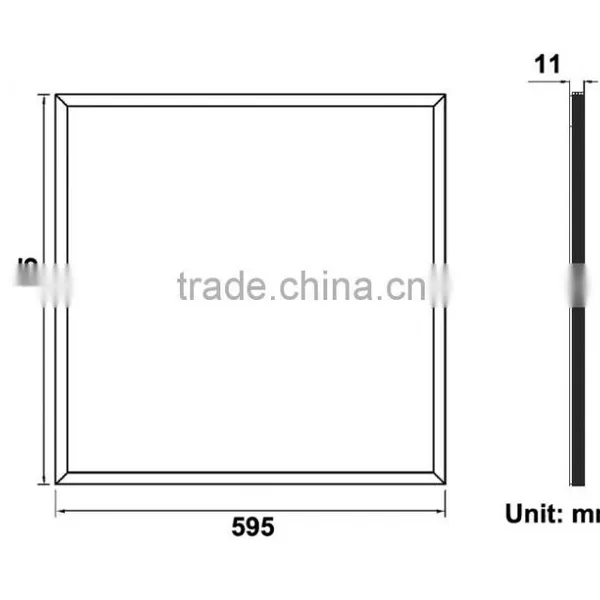 36W 595*595mm Square Environment Protecting Led Grille Panel Light photo-4