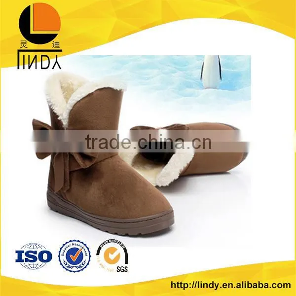 Low Price Ankle Boot Leather Snow Boot photo-2