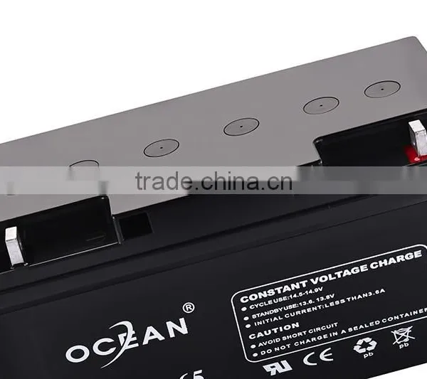 Electrical 100% Pre-test Large Current 12V 65ah Battery Solar 12v photo-5
