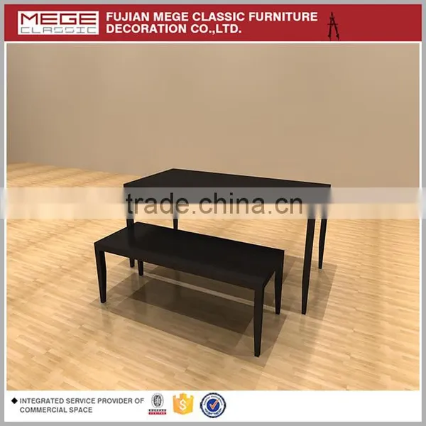 Custom Made Wooden Tiered Display Stand For Clothes photo-6