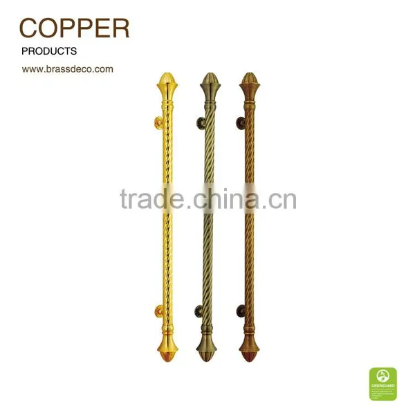 Hotel Entrance Door HK810 Copper Door Luxurious Handle
