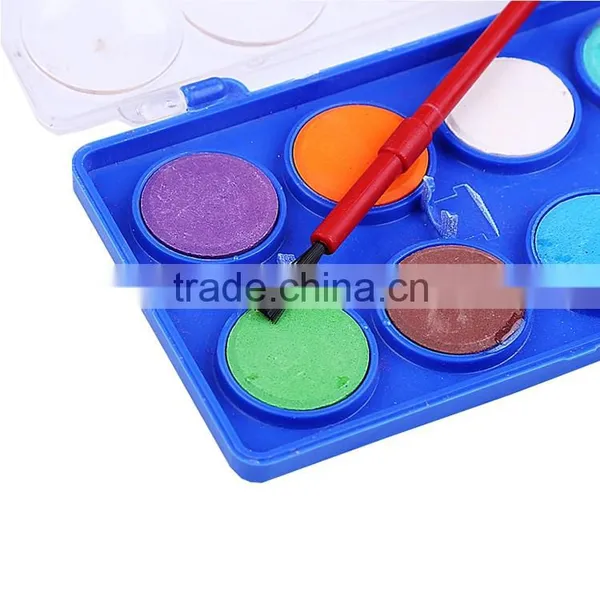 Art Supplier Wholesale Watercolor Pan Set, , 12-Pack Powder Paint Watercolor photo-4