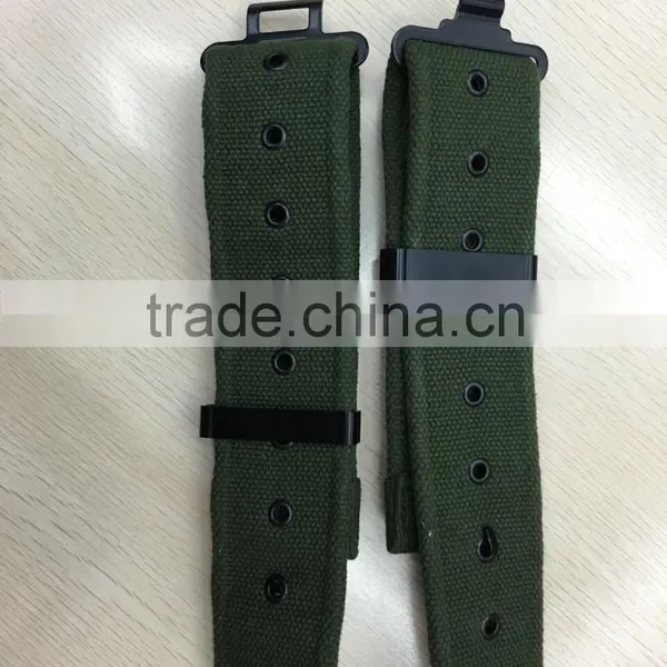 Top Quality Mens Cotton or Polyester Canavas Webbing Tactical Military Belt photo-3