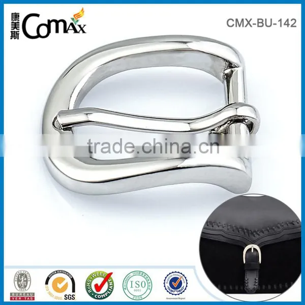 Hot Sale Shiny Silver Metal Pin Belt Buckle photo-3