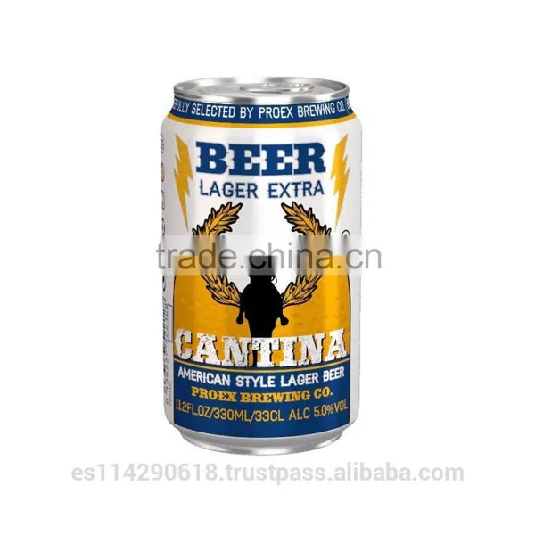 CANTINA Premium Lager Beer 5.0% Canned 24x33cl