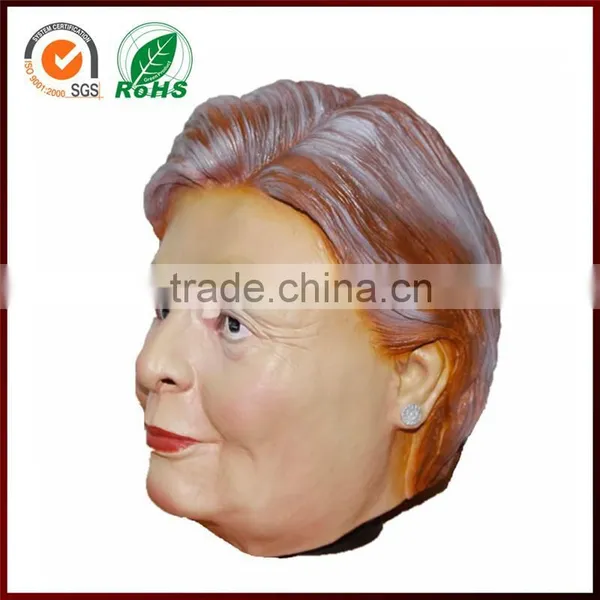 2016 New Most Popular Realistic Human Face Hillary Clinton Celebrity Mask photo-2
