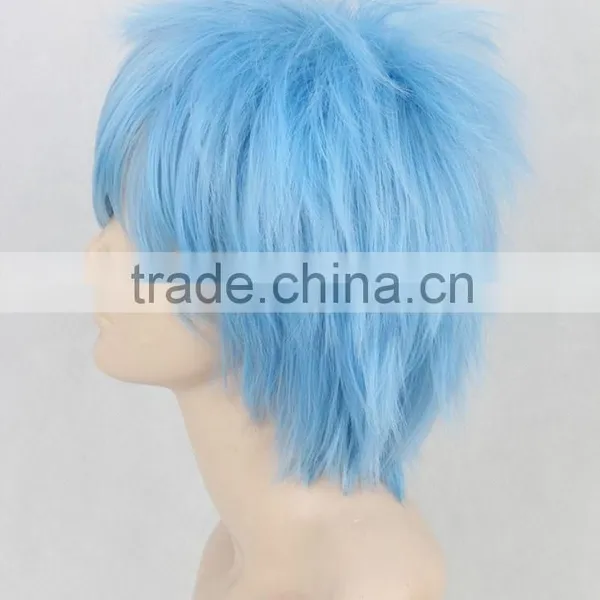 2015 New Cheap Synthetic Cosplay Wigs for Men Blonde Short Hair Wigs Wholesale photo-5