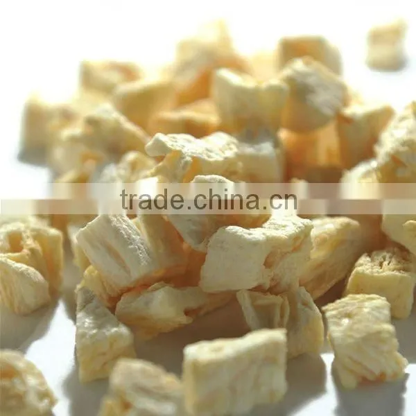 All Natural Crispy Pineapple Dices, Good Choice to be Snack Food