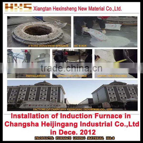 Metallurgical Industry Monolithic Refractory Ramming Mass for Induction Furnace photo-6