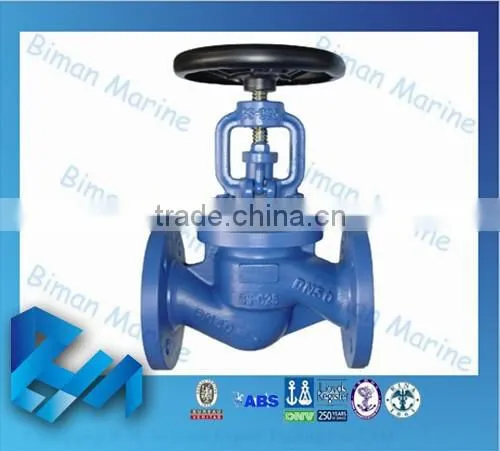Marine Cast Iron Manual Operated Flanged Water Stop Valve