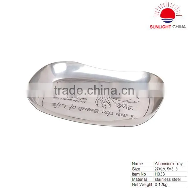 Stainless Steel Round Compartment Metal Serving Tray Manufacturing Company photo-5
