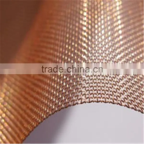 Copper Fine Micro Screen Woven Wire Mesh/Pure Copper Wire Mesh photo-2