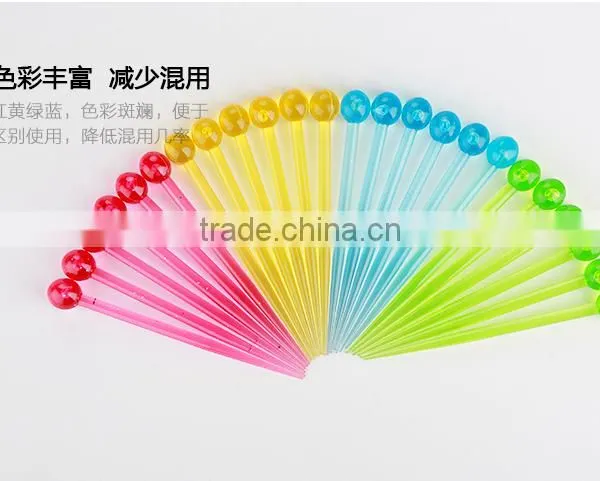 Reusable Plastic Food Fruit Dessert Cupcake Picks Set photo-6