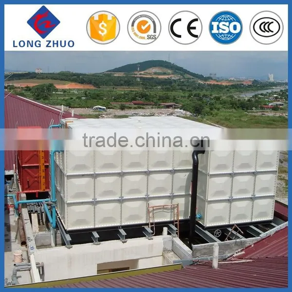 Used SMC/FRP/GRP Sectional Plastic Storage Water Tank of 100000 Liter Capacity in Good State photo-2