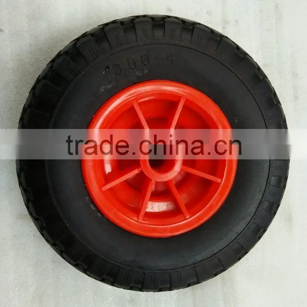 2.50-4 8inch Plastic CENTRE Solid PU Foam Wheel photo-6