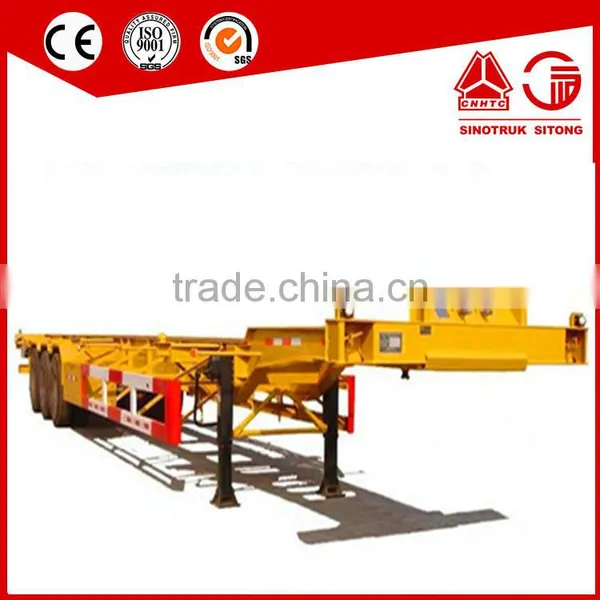 2 Axle 8 Twist Locks 20ft Container Trailer photo-2
