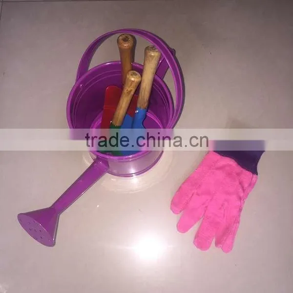 Garden Tool Set With Metal Pail Bucket photo-2