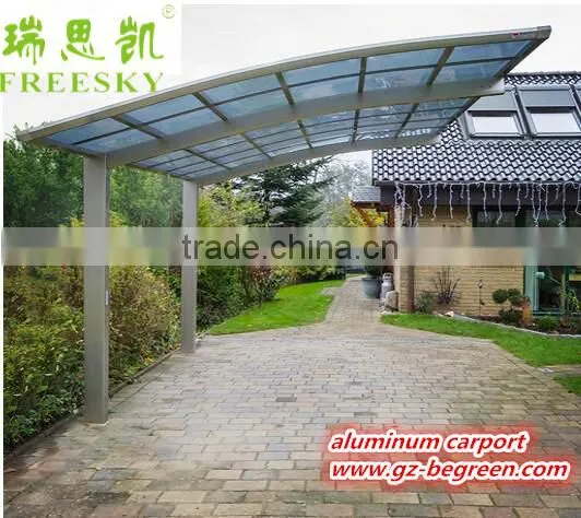 Easy to Assemble Outdoor Aluminum Double Side Cantilever Carport With Polycarbonate Sheet photo-6