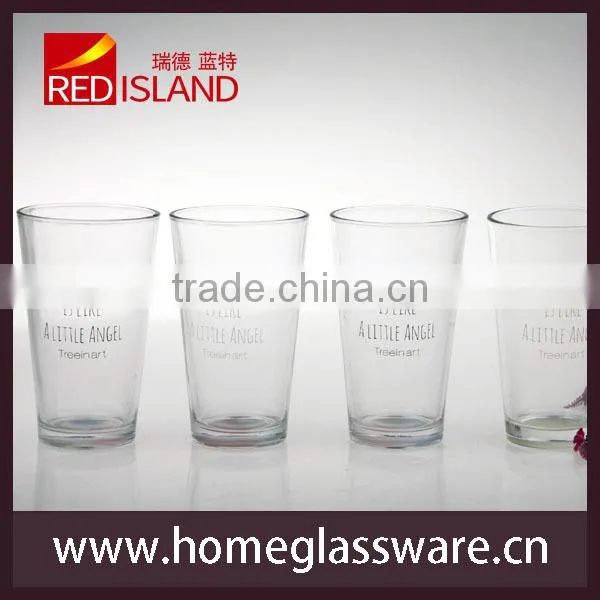 New Design 16oz Clear Tumbler Glass Cup for Drinking and Juice photo-2