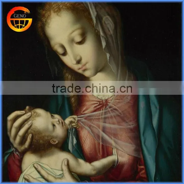 Hand Painted Decorative Pictures Oil Painting Wood Frames