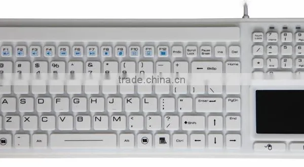JH-IKB107 Silicone Industrial Keyboard With Touchpad 104 Keys and 12 Functional Keys USB2.0