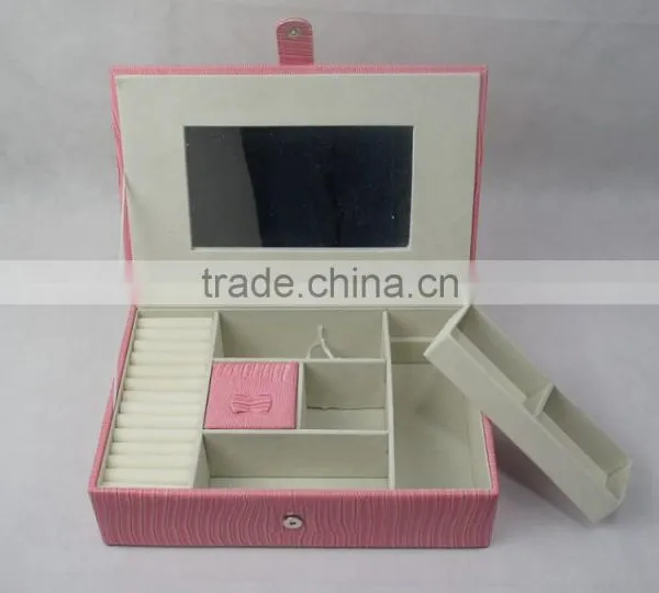 Jewelry Box Organizer Display Storage Case for Travel Home Use photo-2