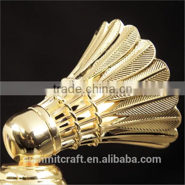 Clear Crystal Sport Trophy Badminton Trophy photo-4