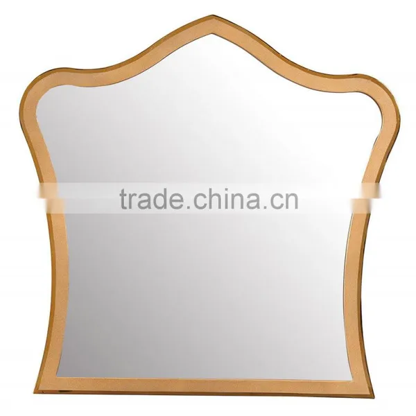New Decorative Glass Mirror With Stainless Steel Frame photo-3