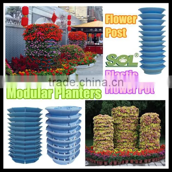 1m Outdoor Plastic Flower Pot Christmas Decor Hanging Flower Pot photo-2