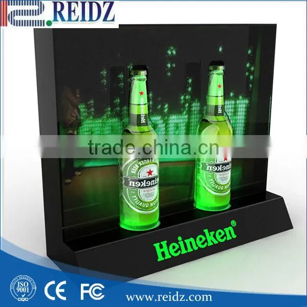 Fashion Bar Equipment Acrylic Rack Illuminated Shelving photo-3