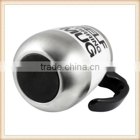 450ML Stainless Plain Lazy Self Stirring Electric Mug Auto Mixing Water Cup Gift photo-3