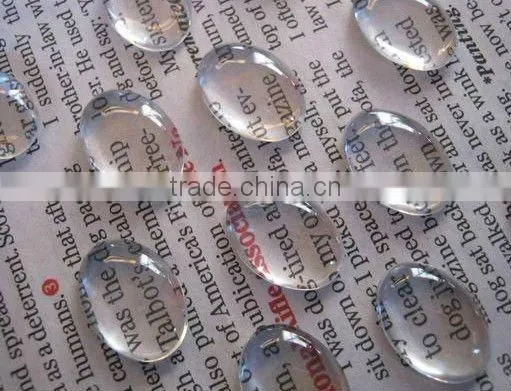 Loose Cabochons!!! Round Flatback Transparent Clear Glass Cabochons Beads photo-3
