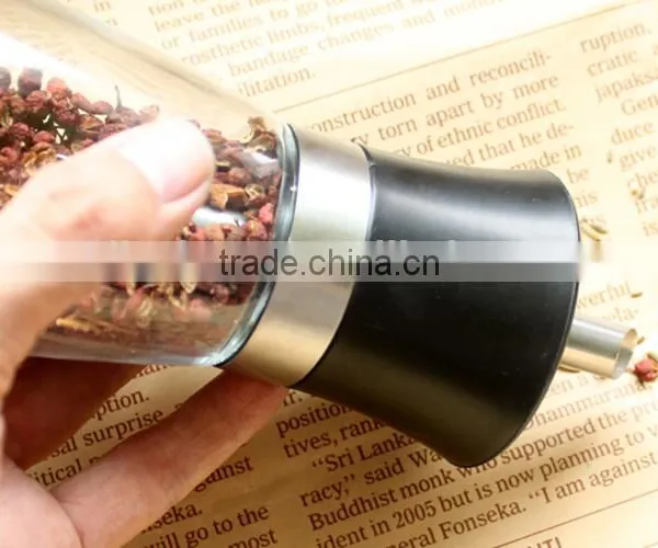 Glass Salt and Pepper Mills Black Pepper Grinder photo-3