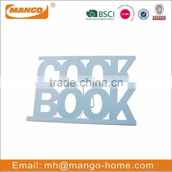 Colorful Powder Coating Metal Kitchen Cookbook Stand photo-2