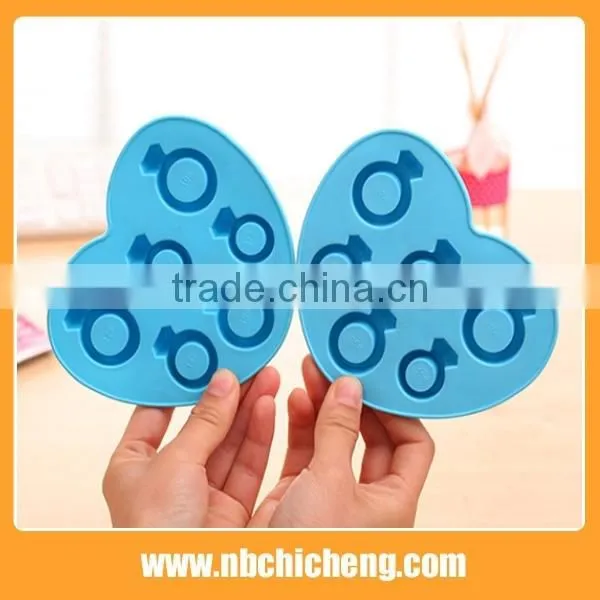 Ring Ice Cube Tray 6-tray Eco-friendly Silicone Ice Mould photo-3