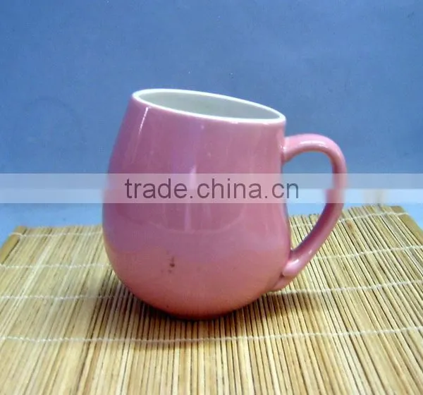 Customize Color Bulge Shape Ceramic Art Design Mug photo-2
