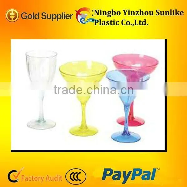 plastic ps goblet set