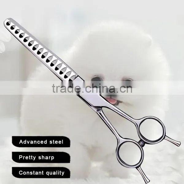 CA-715T 7inch 15teeth Mirror Polished Thinning Scissors Pet Grooming Tools photo-5